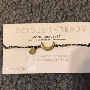 COPY - ALEX AND ANI —-Precious Threads Moon Bracelet